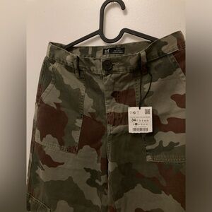 Zara Camo / camouflage pants - brand new